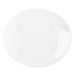Mikasa Hospitality Oval Specials Plate - 11 7/10" x 10 3/10", Porcelain, White (5315096)-cityfoodequipment.com