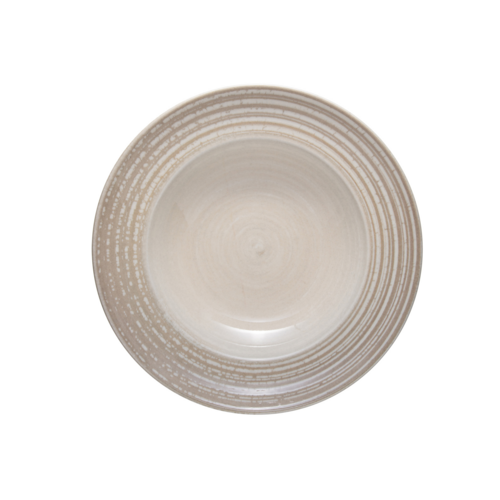 Mikasa Hospitality 9 13/16" Round Tornio Plate - Fine China, Brown (5316354)-cityfoodequipment.com