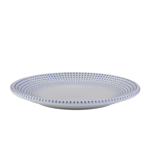 Mikasa Hospitality 6" Round Harmony Coupe Plate - Fine China, Blue (5316071)-cityfoodequipment.com