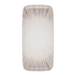 Mikasa Hospitality 6 7/16" x 13 1/2" Rectangular Ray Platter - Fine China, Brown (5316298)-cityfoodequipment.com