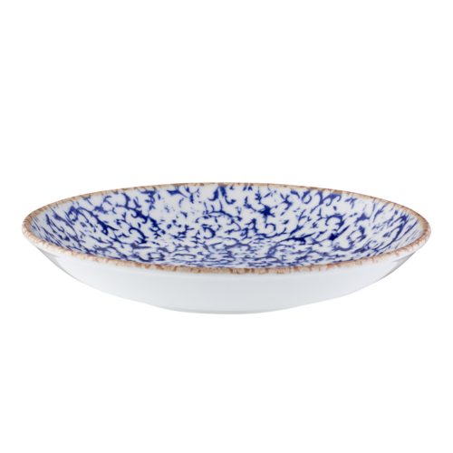 Mikasa Hospitality 8 13/16" Round Venezia Coupe Deep Plate - Fine China, Blue (5316006)-cityfoodequipment.com