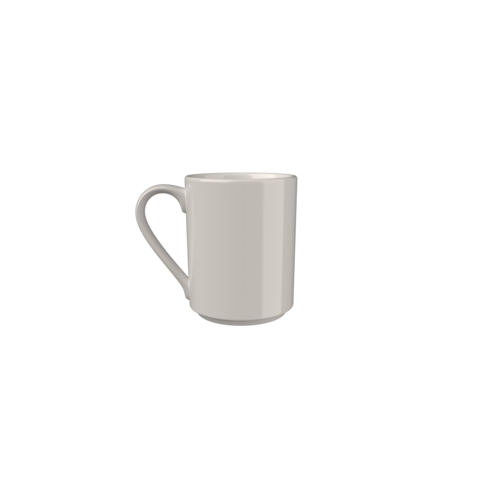Mikasa Hospitality 10 oz Joker Mug - Fine China, White (5316207)-cityfoodequipment.com