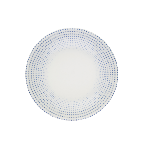 Mikasa Hospitality 11 5/8" Round Aventurin Coupe Plate - Fine China, Blue (5316075)-cityfoodequipment.com