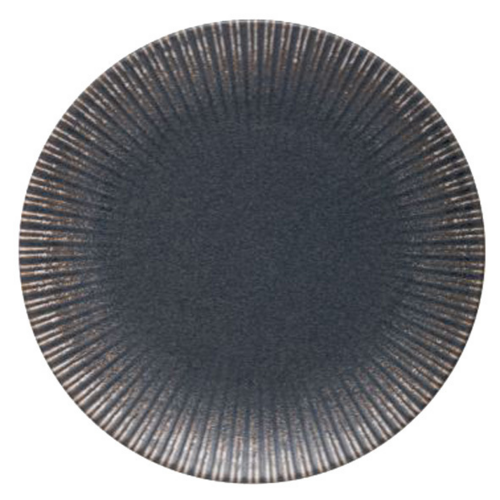 Mikasa Hospitality 8 3/16" Round Reckless Coupe Plate - Fine China, Black (5315966)-cityfoodequipment.com