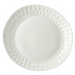Mikasa Hospitality Irregular Malet Plate - 7" x 6 1/2", Vegan Bone China, White (5316682)-cityfoodequipment.com