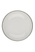 Mikasa Hospitality 8 5/8" Round Modest Deep Plate - Fine China, White/Green (5321574)-cityfoodequipment.com