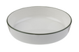 Mikasa Hospitality 15 9/16 oz Round Modest Bowl - Fine China, White/Green (5321595)-cityfoodequipment.com