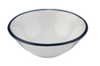 Mikasa Hospitality 3 oz Round Modest Bowl - Fine China, Navy (5321436)-cityfoodequipment.com