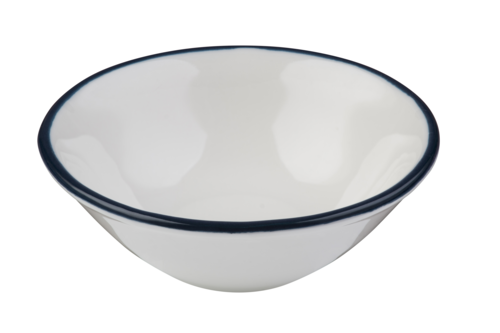 Mikasa Hospitality 3 oz Round Modest Bowl - Fine China, Navy (5321436)-cityfoodequipment.com