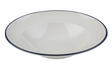 Mikasa Hospitality 11" Round Modest Deep Plate - Fine China, Navy (5321440)-cityfoodequipment.com