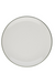 Mikasa Hospitality 11 11/16" Round Modest Coupe Plate - Fine China, White/Green (5321573)-cityfoodequipment.com