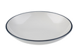 Mikasa Hospitality 9 13/16" Round Modest Deep Plate - Fine China, Navy (5321435)-cityfoodequipment.com