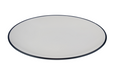 Mikasa Hospitality 5 15/16" Round Modest Coupe Plate - Fine China, Navy (5321429)-cityfoodequipment.com