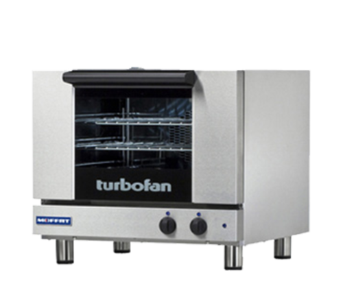 Moffat E22M3 Turbofan® Single Half Size Electric Convection Oven - 1.5 kW, 110 120v/1ph-cityfoodequipment.com