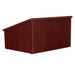 National Public Seating 22-MY Tabletop Lectern w/ (1) Shelf - 23 3/4" x 19 7/8" x 13 3/4", Laminate, Mahogany-cityfoodequipment.com