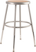 National Public Seating 6218H Round Backless Stool w/ Masonite Board Seat, Gray-cityfoodequipment.com