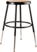 National Public Seating 6218H-10 Round Backless Stool w/ Masonite Board Seat, Black-cityfoodequipment.com