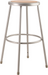 National Public Seating 6230 Round Backless Stool w/ Masonite Board Seat, Gray-cityfoodequipment.com