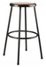 National Public Seating 6230-10 Round Backless Stool w/ Masonite Board Seat, Black-cityfoodequipment.com