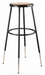 National Public Seating 6230H-10 Round Backless Stool w/ Masonite Board Seat, Black-cityfoodequipment.com