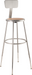 National Public Seating 6230HB Round Stool w/ Solid Back & Masonite Board Seat, Gray-cityfoodequipment.com