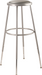 National Public Seating 6430H Round Backless Stool w/ Gray Vinyl Padded Seat, Gray-cityfoodequipment.com