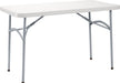 National Public Seating BT2448 Folding Table w/ Speckled Gray Plastic Top & Gray Steel Frame - 48"L x 24"W x 29 1/2"H-cityfoodequipment.com