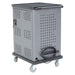 National Public Seating DCC Laptop Charging Cart W/ (2) Shelves - 12 Ft Cord, Steel-cityfoodequipment.com