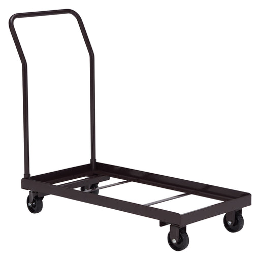 National Public Seating DY700/800 Chair Dolly W/ (36) Chair Capacity For Series 800 Chairs - Steel, Dark Brown-cityfoodequipment.com