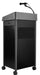 National Public Seating GSL-S Floor Lectern W/ (3) Shelves - 23 1/2" X 19 1/4" X 45 1/2", Steel, Charcoal-cityfoodequipment.com