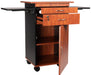 National Public Seating MMC 38" 5 Level Multimedia Workstation W/ Locking Drawer - Laminate, Black/cherry-cityfoodequipment.com