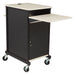 National Public Seating PRC400 40" 4 Level Presentation Station - Steel/laminate, Black/ivory-cityfoodequipment.com