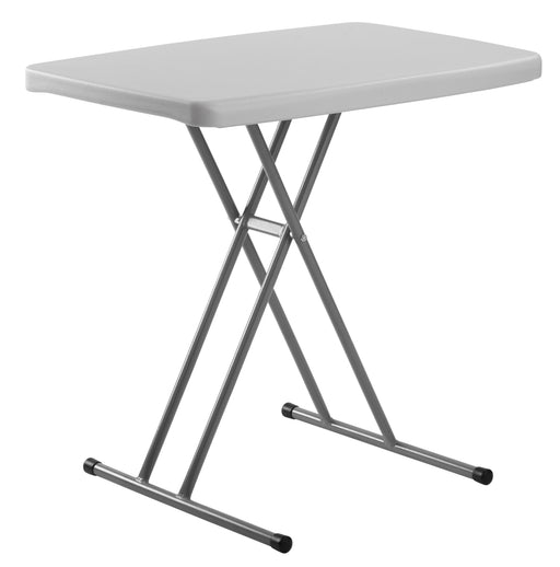 National Public Seating PT3020 Personal Folding Table W/ Speckled Gray Plastic Top & Gray Steel Frame - 30"L X 20"W-cityfoodequipment.com