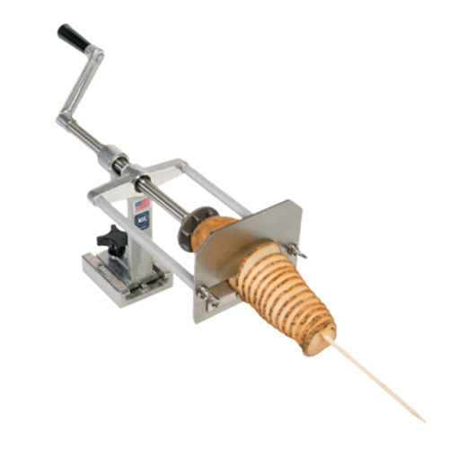 Nemco 55050AN-CT Manual Spiral Fry Chip Twister Kutter w/ Preset Drive Depth & Screw Drive, Straight-cityfoodequipment.com