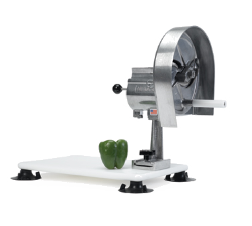 Nemco 55200AN-B Stainless Steel Food Slicer, 1/16 to 1/2 Blade, Fruits & Vegetables, Manual-cityfoodequipment.com