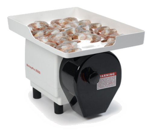 Nemco 55925 Power Shrimp Cutter & Deveiner w/ Feeder Tray, Depth Rollers & Lubricant, 120v/1ph-cityfoodequipment.com
