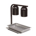 Nemco 6000A-2B 2 Bulb Heat Lamp w/ Adjustable Arm, Black Finish, 120v-cityfoodequipment.com
