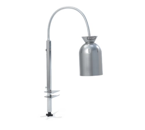 Nemco 6004-4 1 Bulb Gooseneck Heat Lamp w/ Flexible Clamp Arm, Steel/Aluminum, 120v-cityfoodequipment.com