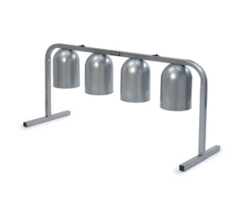 Nemco 6008-4 4 Bulb Portable Heat Lamp w/ Fixed Arms, Steel/Aluminum, 120v-cityfoodequipment.com