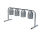 Nemco 6008-4 4 Bulb Portable Heat Lamp w/ Fixed Arms, Steel/Aluminum, 120v-cityfoodequipment.com