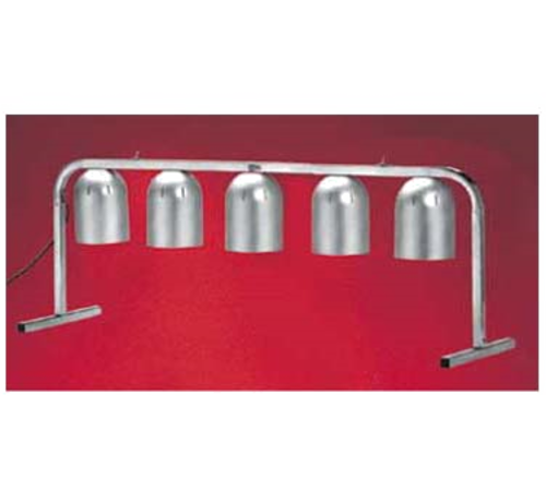 Nemco 6008-5 5 Bulb Portable Heat Lamp w/ Fixed Arms, Steel/Aluminum, 120v-cityfoodequipment.com