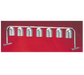 Nemco 6008-7 7 Bulb Portable Heat Lamp w/ Fixed Arms, Steel/Aluminum, 120v-cityfoodequipment.com