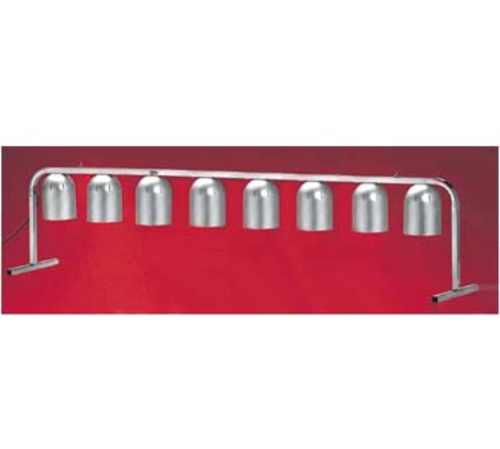 Nemco 6008-8 8 Bulb Portable Heat Lamp w/ Fixed Arms, Steel/Aluminum, 120v-cityfoodequipment.com