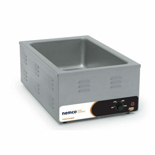 Nemco 6055A Countertop Food Warmer - Wet w/ (1) Full Size Pan Wells, 120v-cityfoodequipment.com