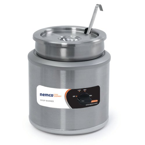 Nemco 6102A-ICL 7 qt Countertop Soup Warmer w/ Thermostatic Controls, 120v-cityfoodequipment.com