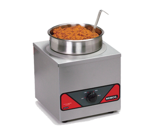 Nemco 6110A-ICL 4 qt Countertop Soup Warmer w/ Thermostatic Controls, 120v-cityfoodequipment.com