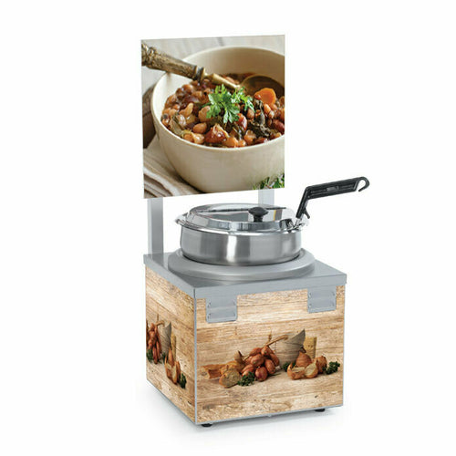 Nemco 6510A-S7 7 qt Countertop Soup Warmer w/ Thermostatic Controls, 120v-cityfoodequipment.com