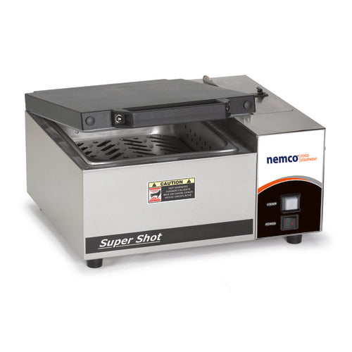 Nemco 6600 Super Shot (1) Pan Portion Steamer - Countertop, 120v/1ph-cityfoodequipment.com