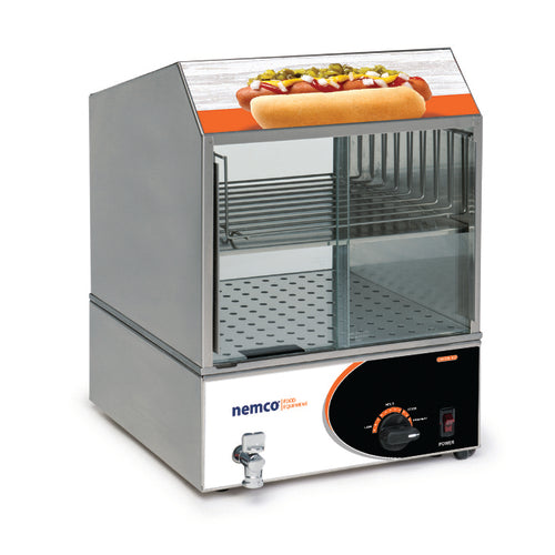 Nemco 8300 Hot Dog Steamer w/ 150 Franks & 30 Buns Capacity, 120v-cityfoodequipment.com