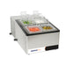 Nemco 9010 17 7/8" Countertop Refrigerated Prep Rail - Hinged Lid-cityfoodequipment.com